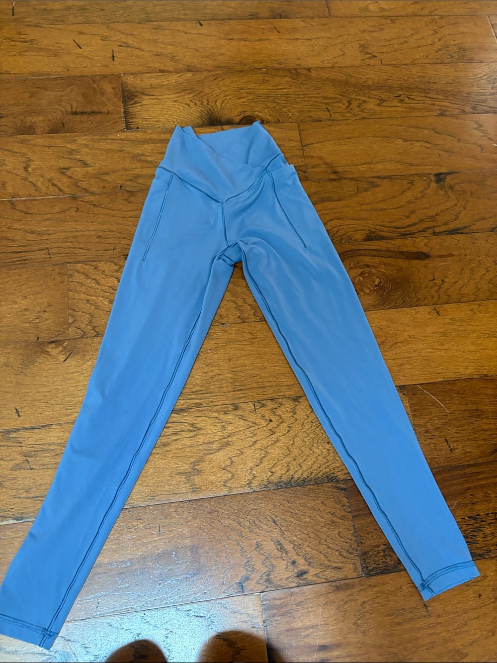 Aerie High-Rise Light Blue crossover Performance Leggings